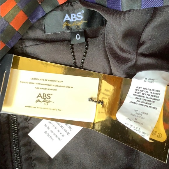 ABS by Allen Schwartz Vibrant Cocktail Dress - NWT - Picture 8 of 8